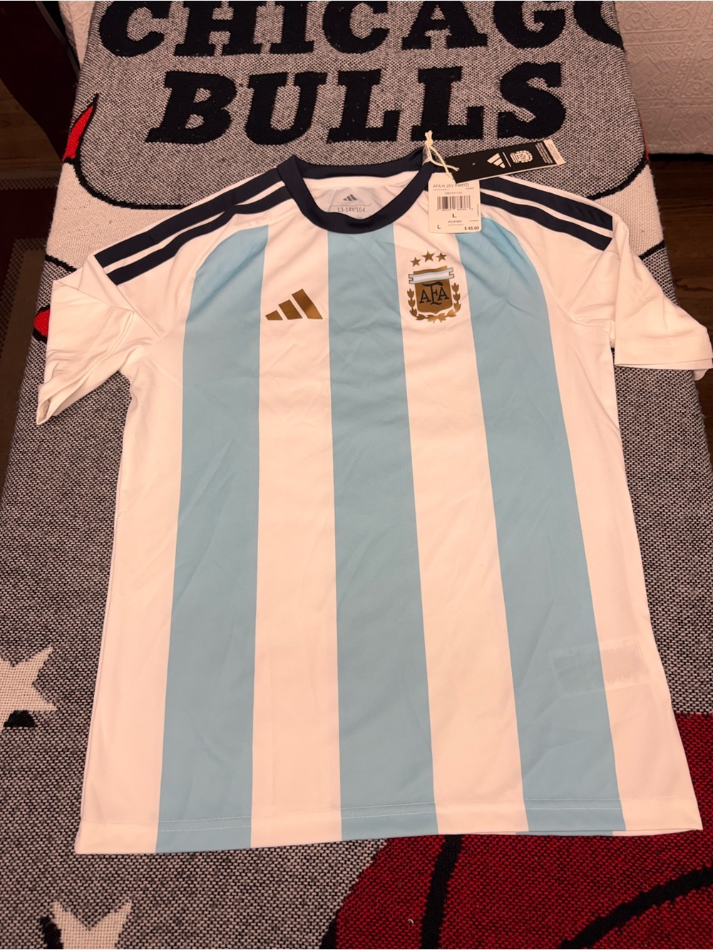 Adidas Argentina national team jersey youth medium-large-xl authentic nwt